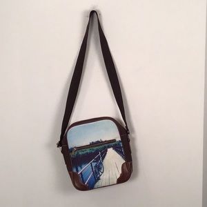 Vintage Paul Smith London messenger bag. Brown.